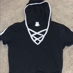 rag stock cropped shirt